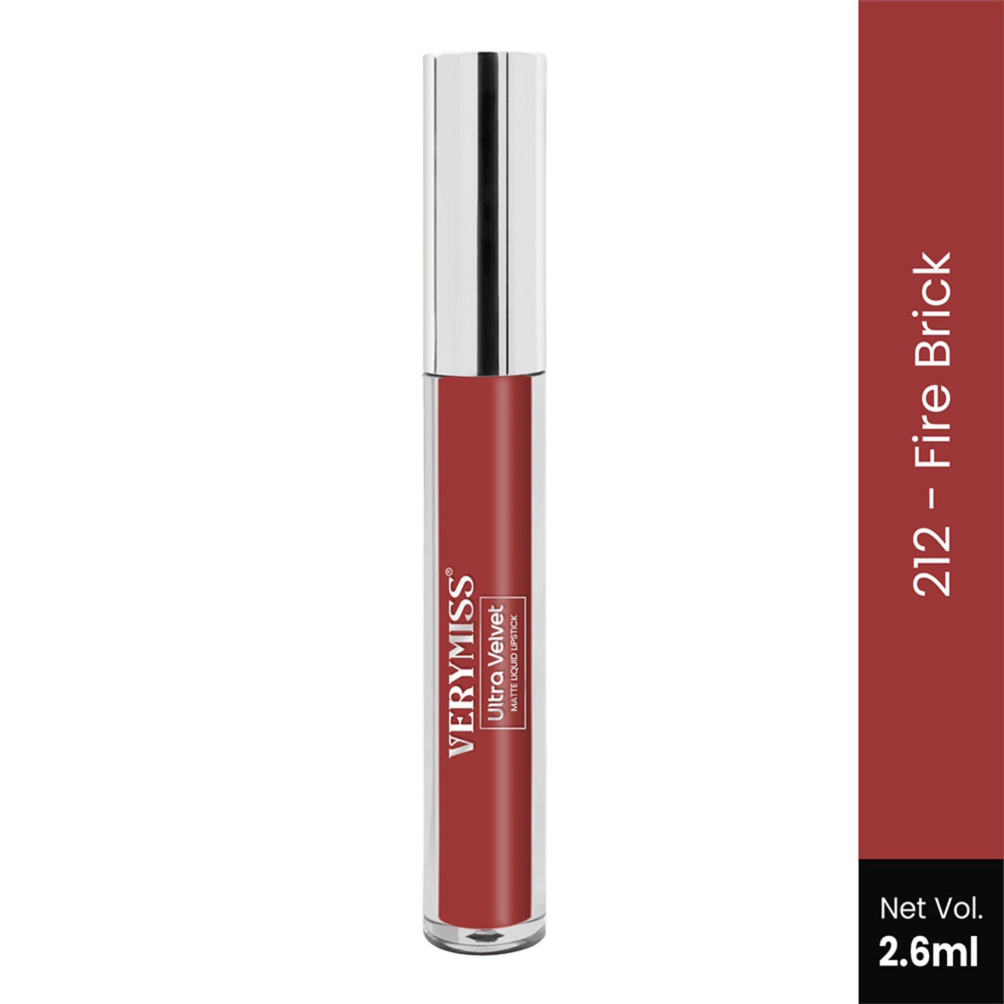 VERYMISS Ultra Velvet Matte Liquid Lipstick - 212 Fire Brick