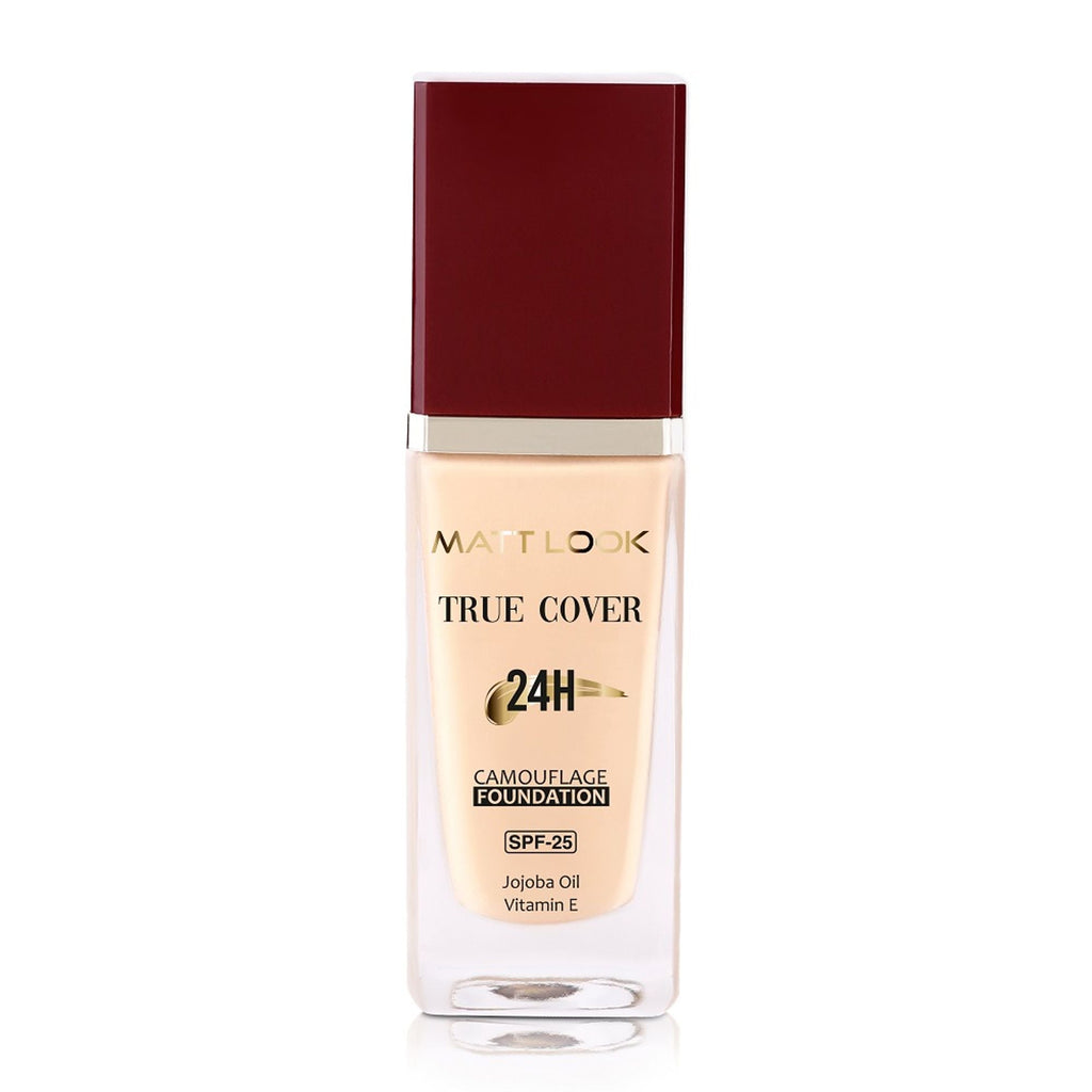 Matt Look True Cover Camouflage 24Hrs Long Stay Foundation - Sun Beige