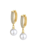 Yellow Chimes Gold-Plated Circular Hoop Earrings - Distacart