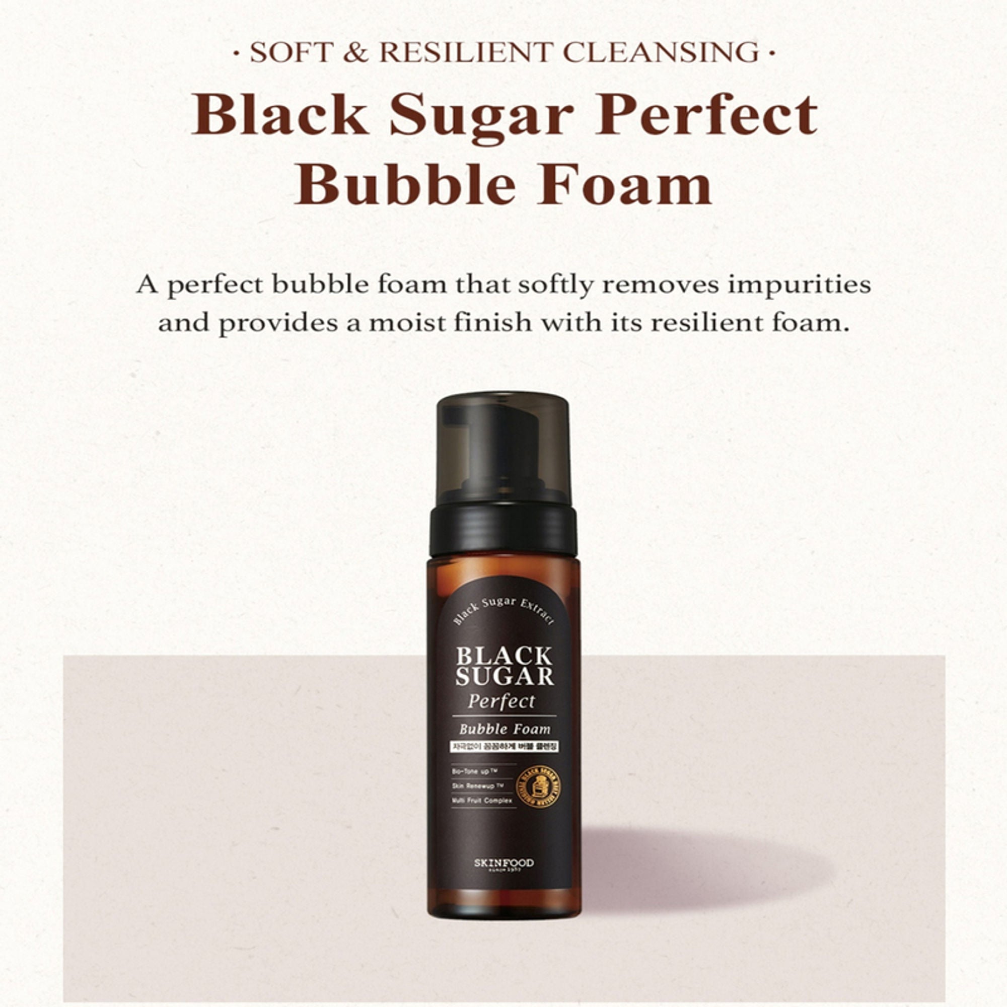 Skinfood Black Sugar Perfect Bubble Foam