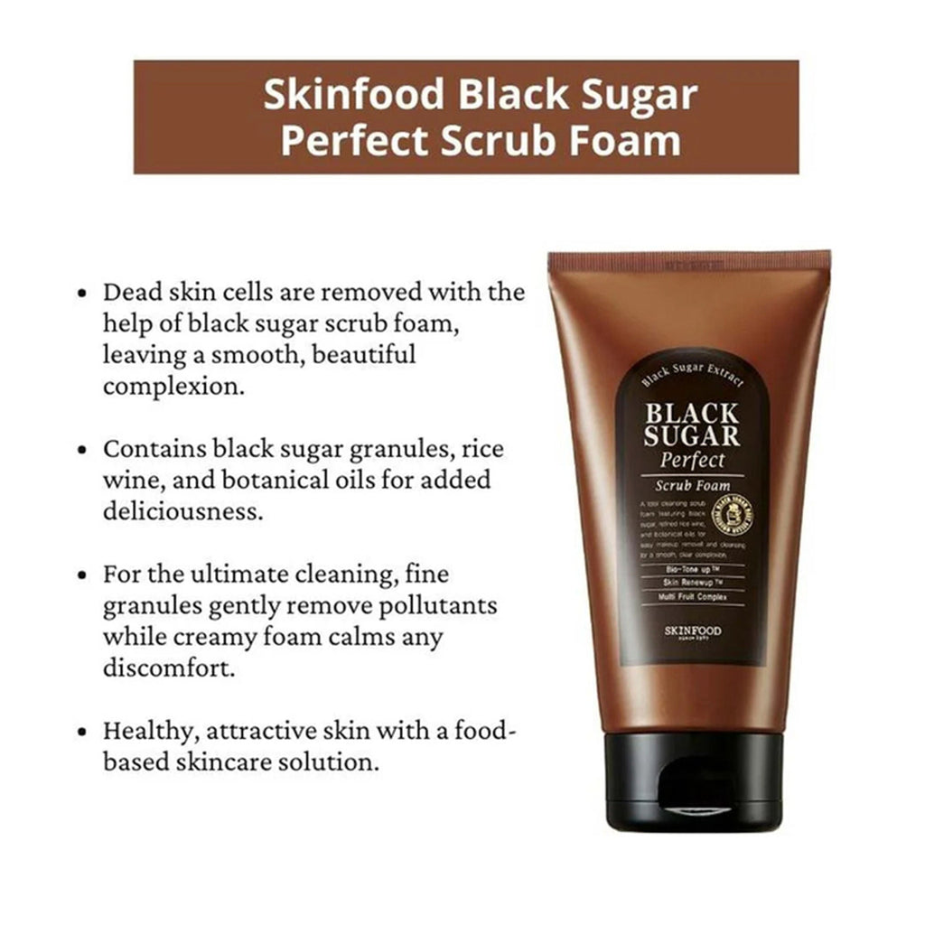 Skinfood Black Sugar Perfect Scrub Foam