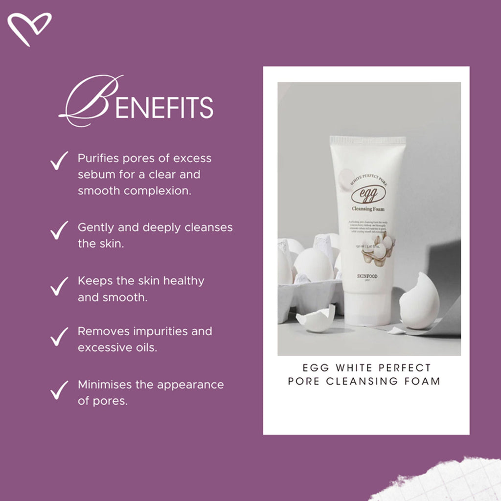 Skinfood Egg White Perfect Pore Cleansing Foam