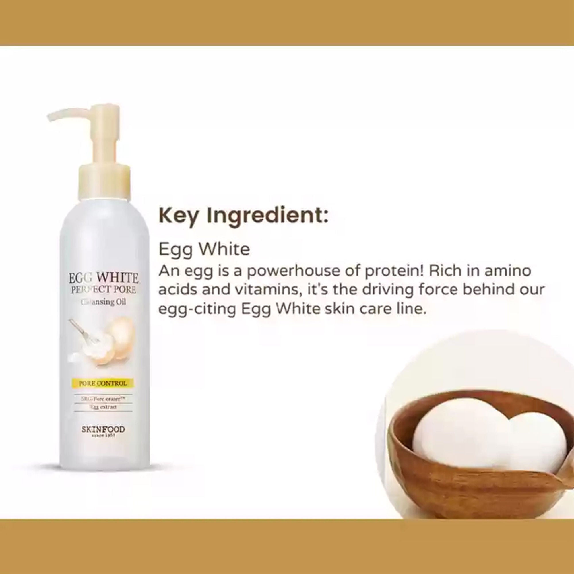 Skinfood Egg White Perfect Pore Cleansing Oil