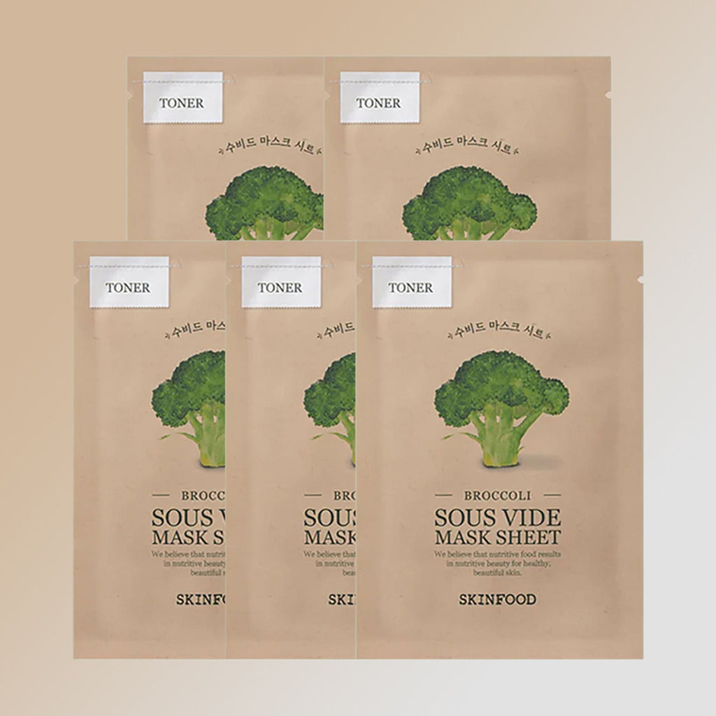 Skinfood Sous Vide Mask Sheet - Broccoli - Distacart