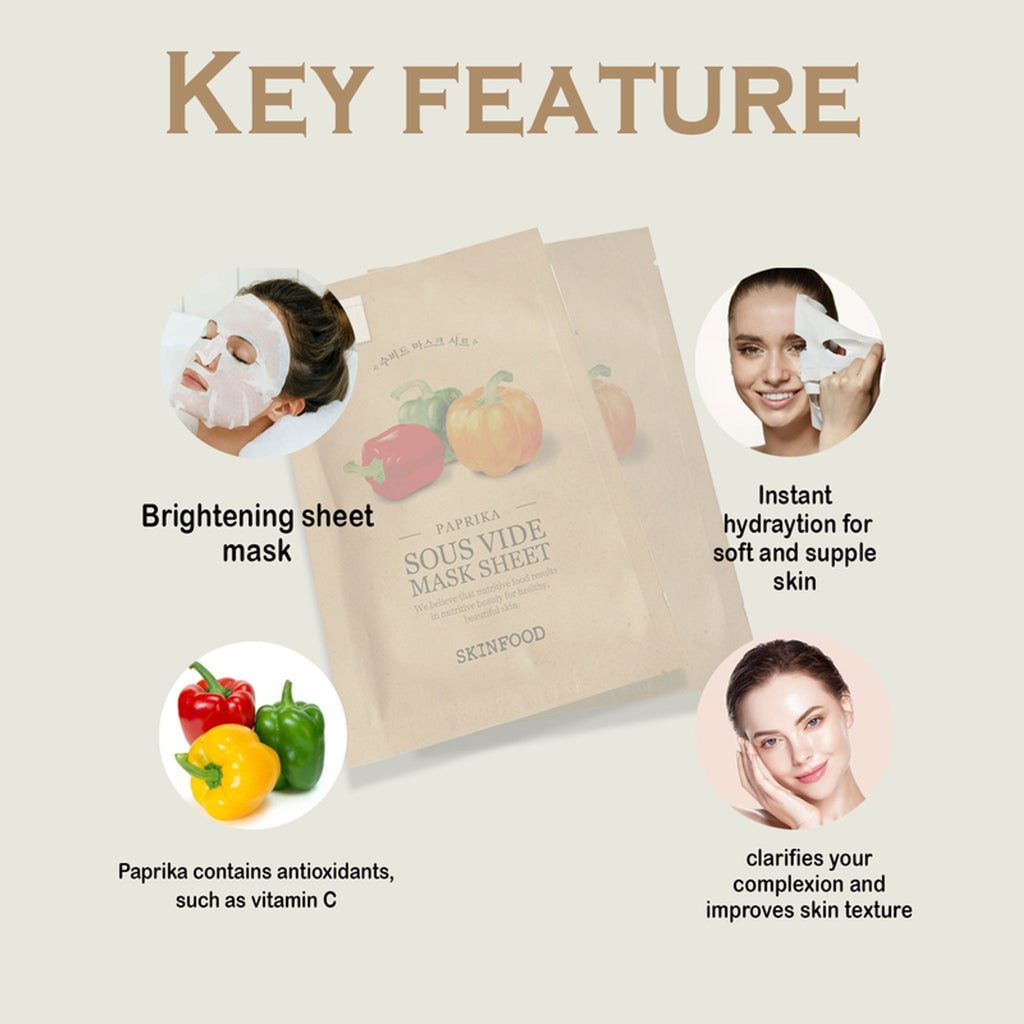 Skinfood Sous Vide Mask Sheet - Paprika - Distacart