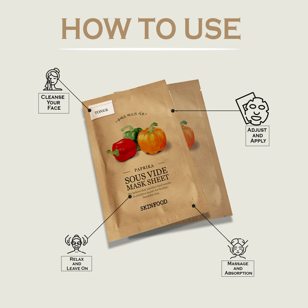 Skinfood Sous Vide Mask Sheet - Paprika - Distacart