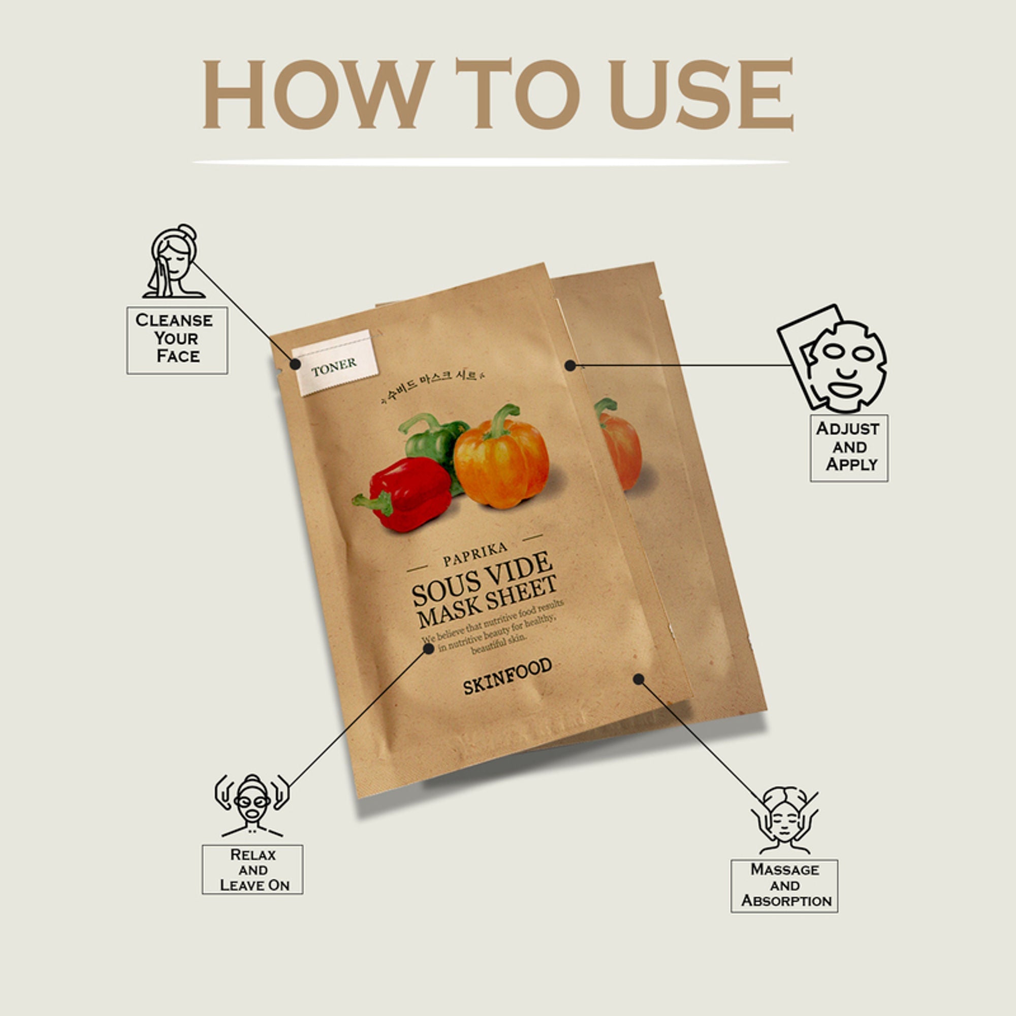 Skinfood Sous Vide Mask Sheet - Paprika - Distacart