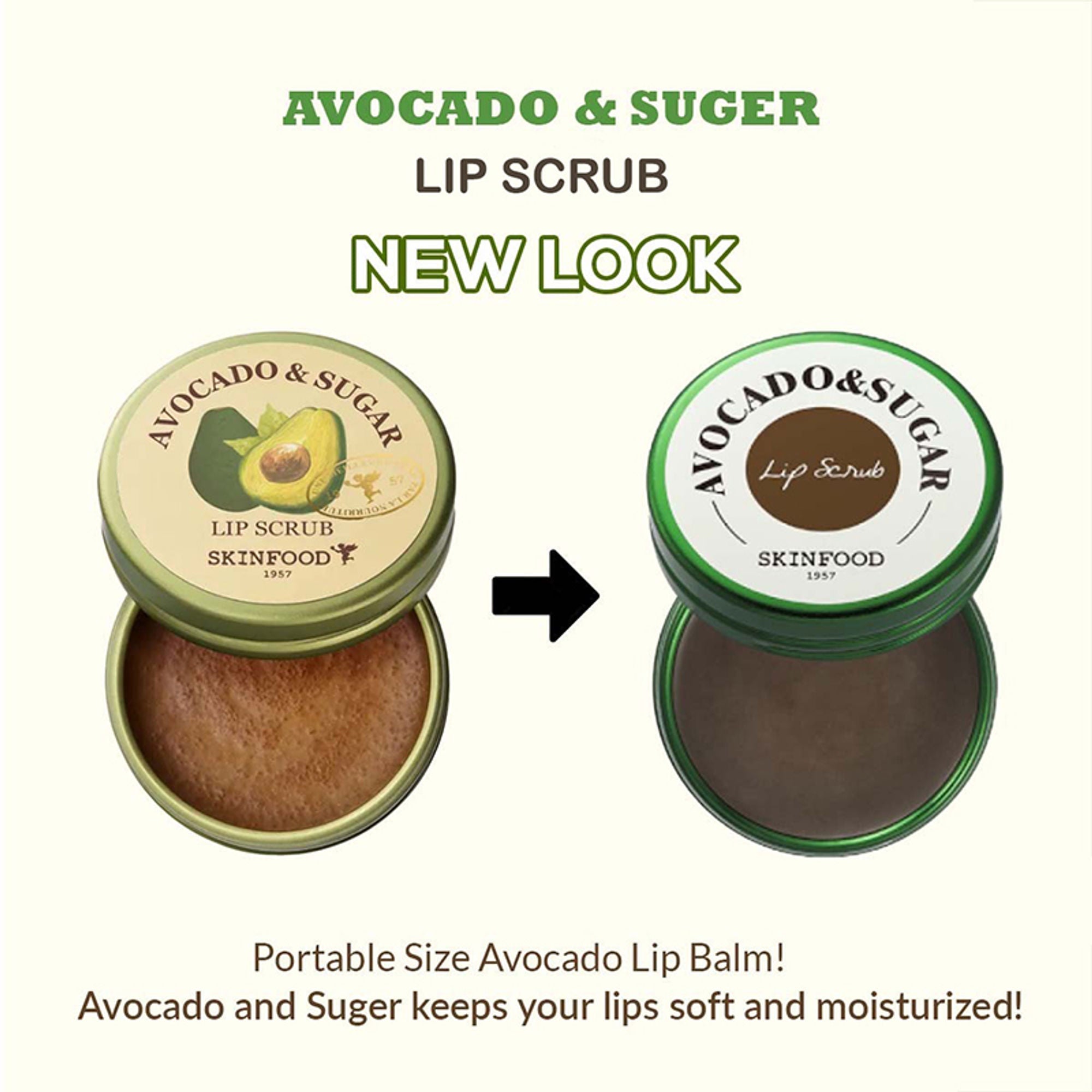 Skinfood Avocado & Sugar Lip Scrub