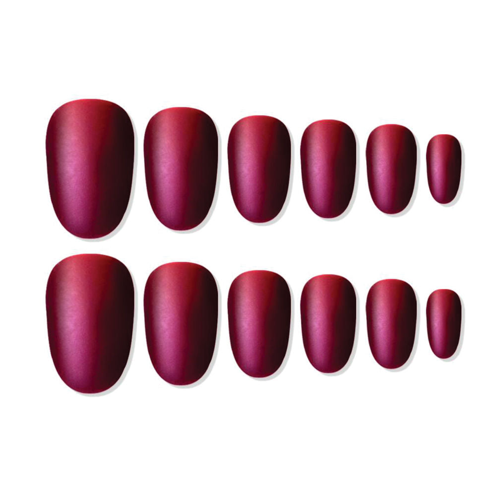shills professional reusable press on nails oval spn666