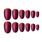 shills professional reusable press on nails oval spn666