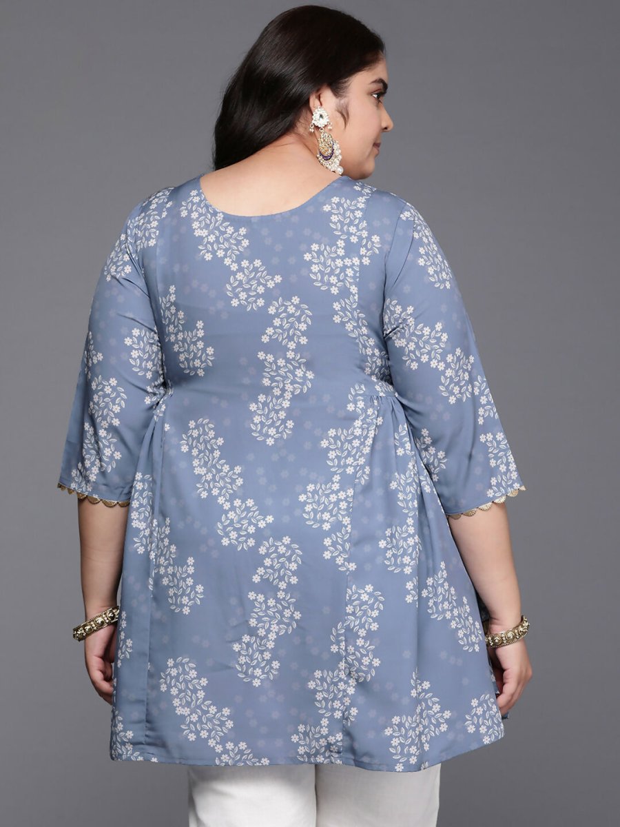 Ahalyaa Women's Traditional wear Tunic - Grey