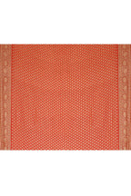 Joban Fashion Yellow Crepe Chiffon Pure Handloom Banarasi Silk Saree