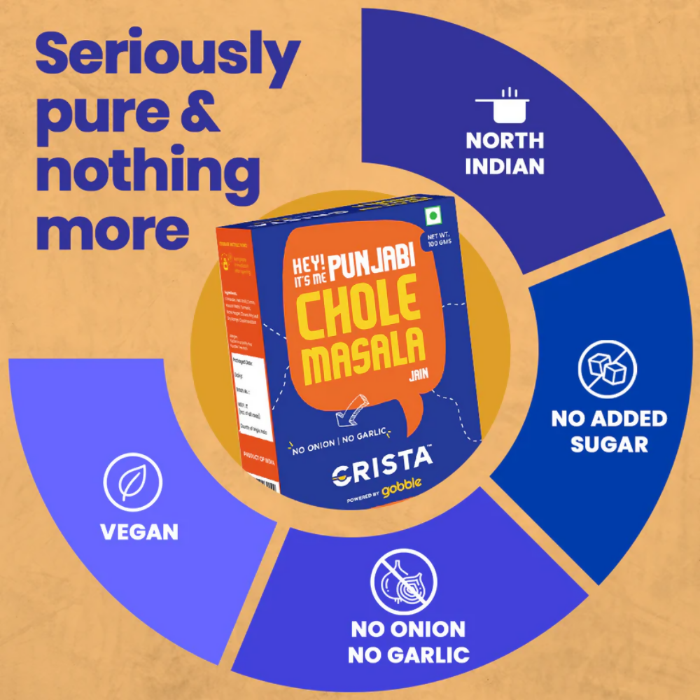 Crista Spices Jain Pav Bhaji and Jain Chole Masala
