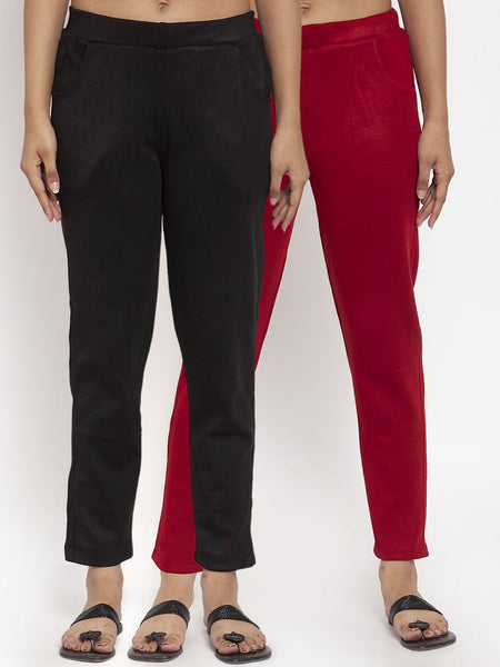 TAG 7 Women Pack of 2 Solid Leggings