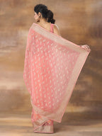 kasee Floral Embroidered Saree With Blouse Piece - Distacart