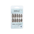 shills professional reusable press on nails log almond spn693