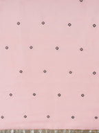 Saree Mall Pink & Navy Blue Embroidered Saree - Distacart