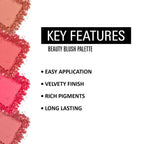 Matt Look Beauty Blush Palette - 03