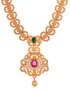 Saraf RS Jewellery Gold-Plated Multi-Colored Jewellery Set - Distacart
