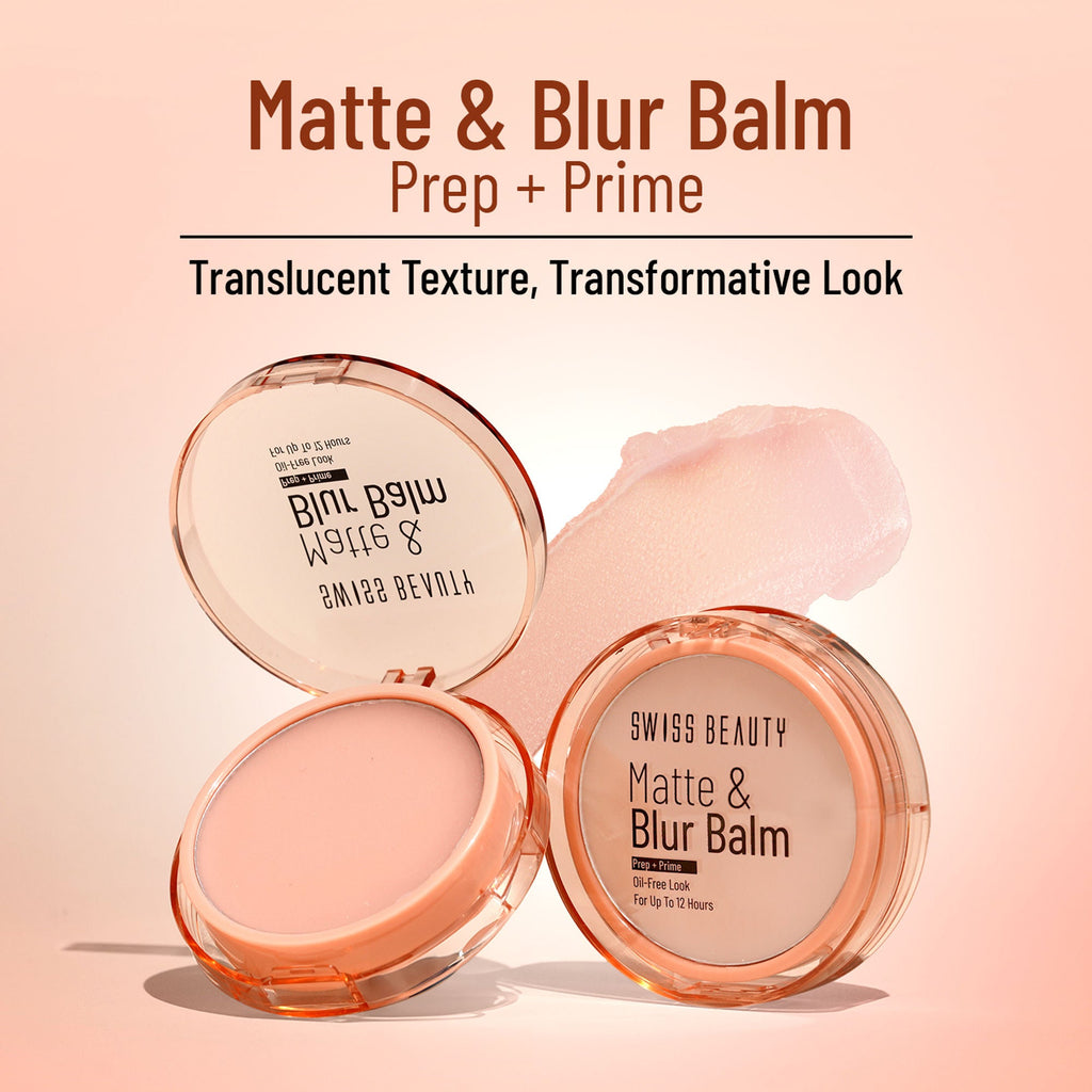 Swiss Beauty Matte & Blur Balm Prep + Prime - Distacart