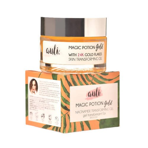 Auli Magic Potion Gold with 24k Gold Flakes - Skin Transforming Gel
