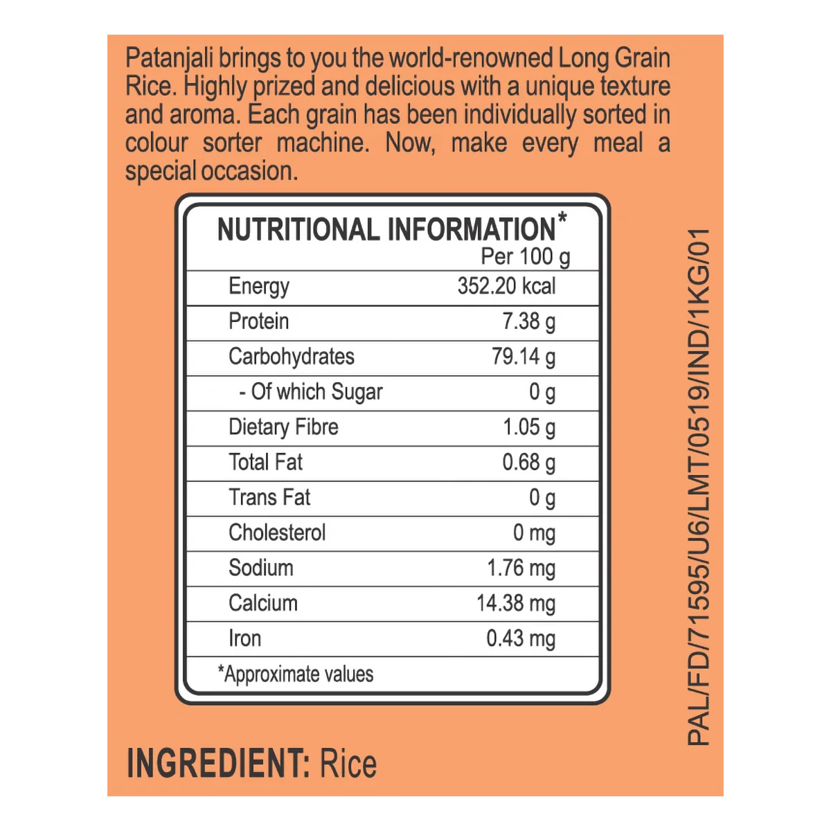 Patanjali Deep Kalash Rice - Distacart