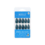 shills professional reusable press on nails almond spn620
