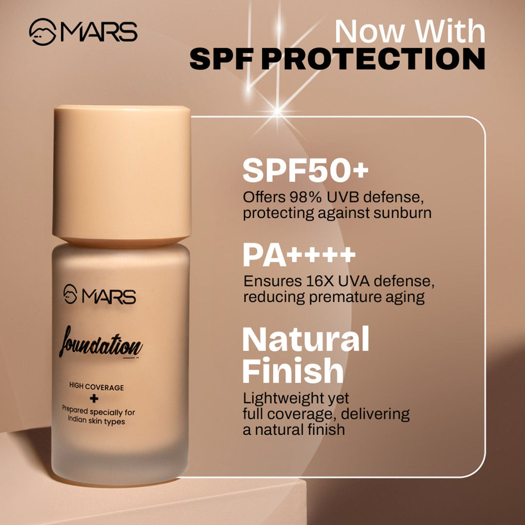 MARS Cosmetics SPF50 PA++++ High Coverage Liquid Foundation - 2