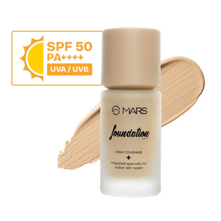 MARS Cosmetics SPF50 PA++++ High Coverage Liquid Foundation - 3