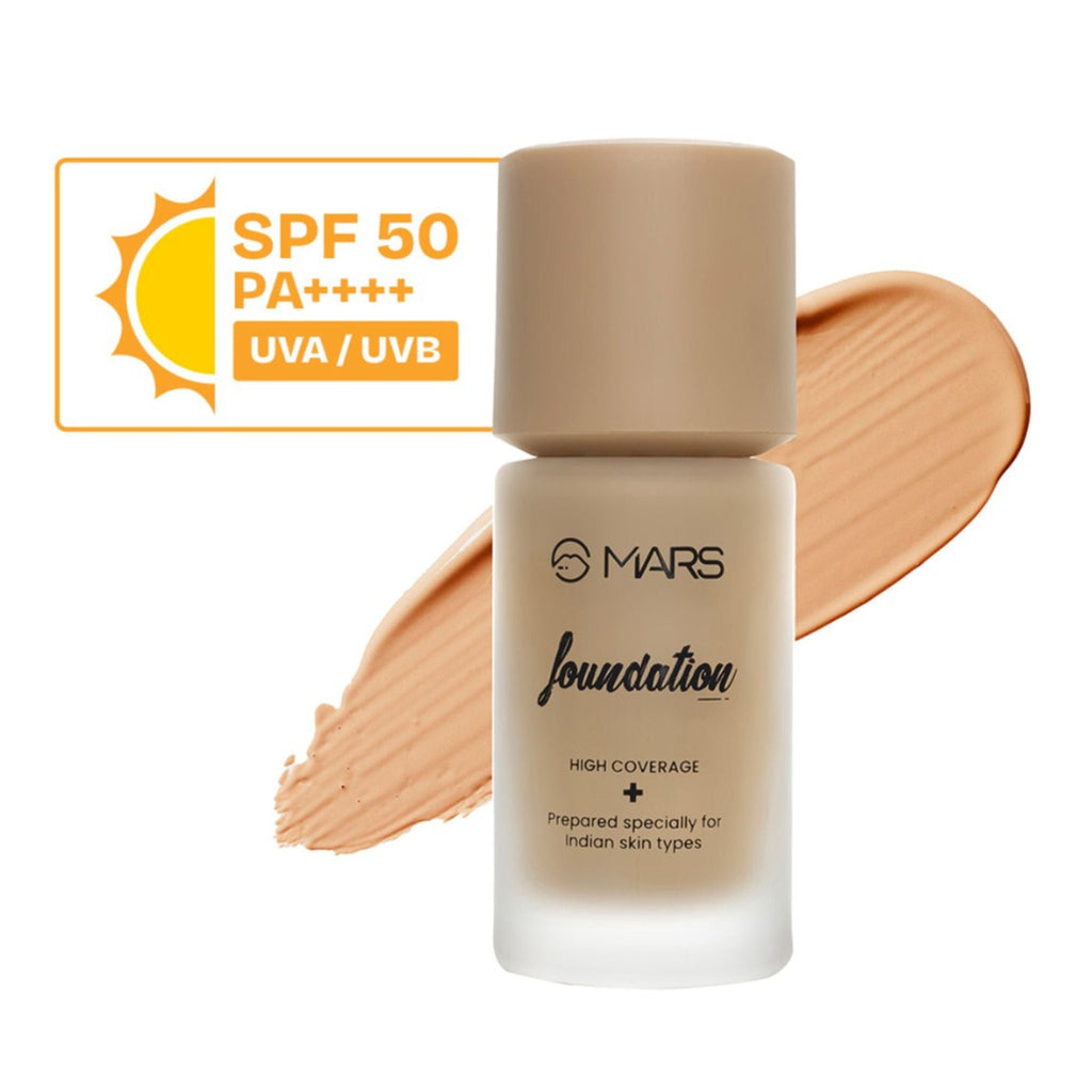 MARS Cosmetics SPF50 PA++++ High Coverage Liquid Foundation - 6