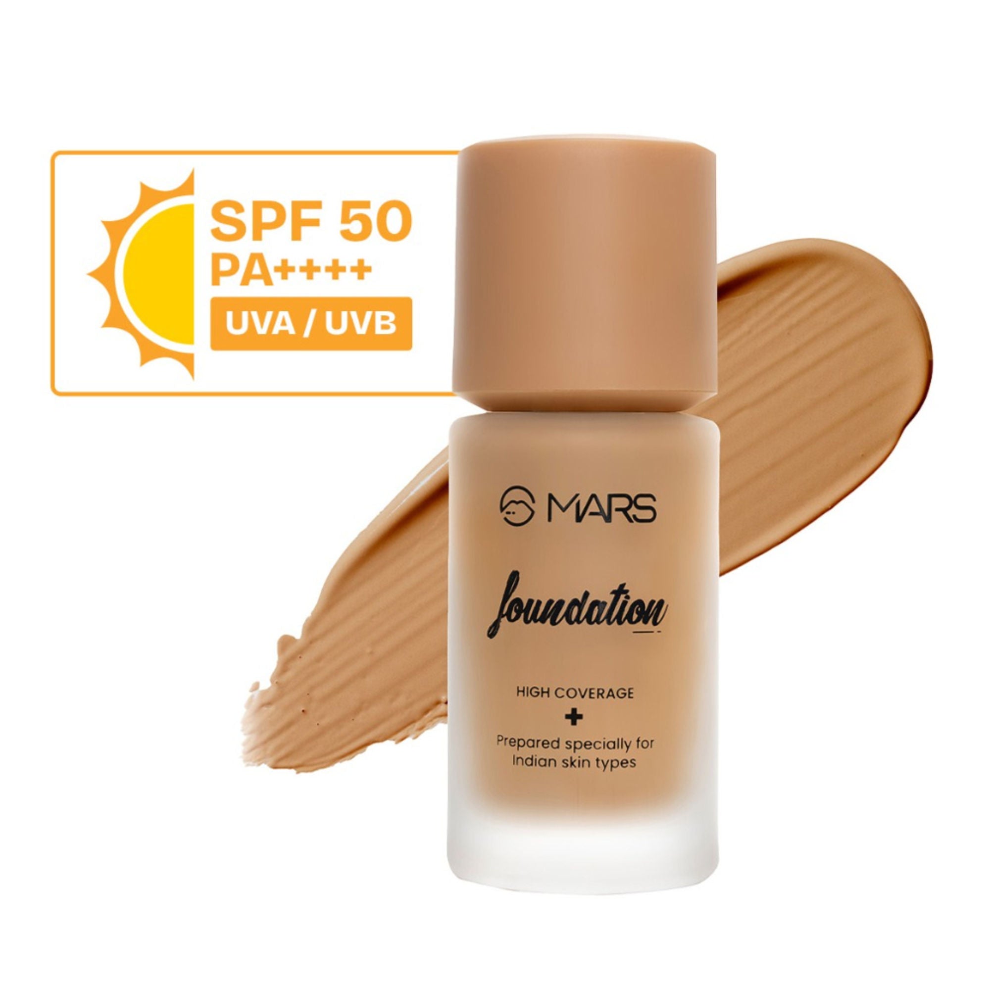 MARS Cosmetics SPF50 PA++++ High Coverage Liquid Foundation - 07