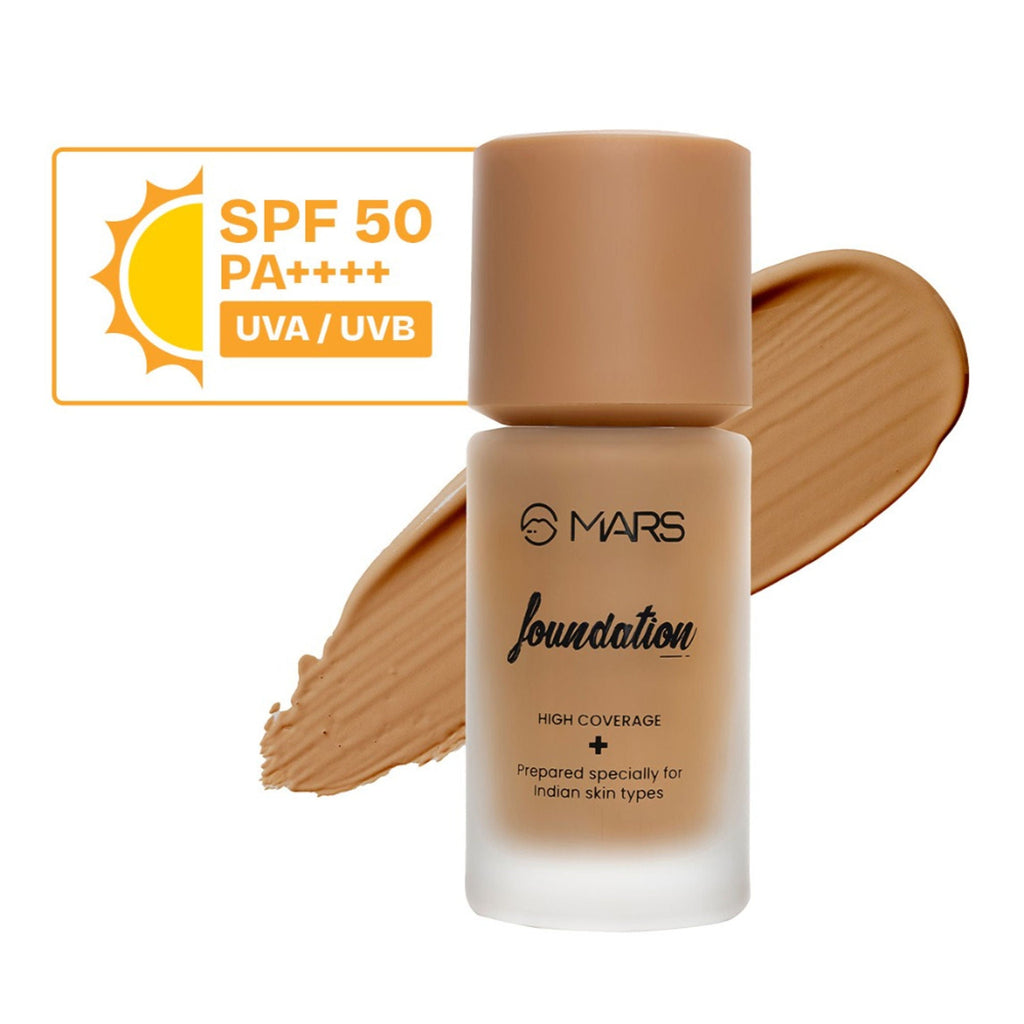 MARS Cosmetics SPF50 PA++++ High Coverage Liquid Foundation - 08