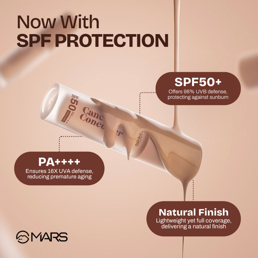 MARS Cosmetics SPF 50 PA++++ Cancel Concealer - 04 Natural Charm - Distacart