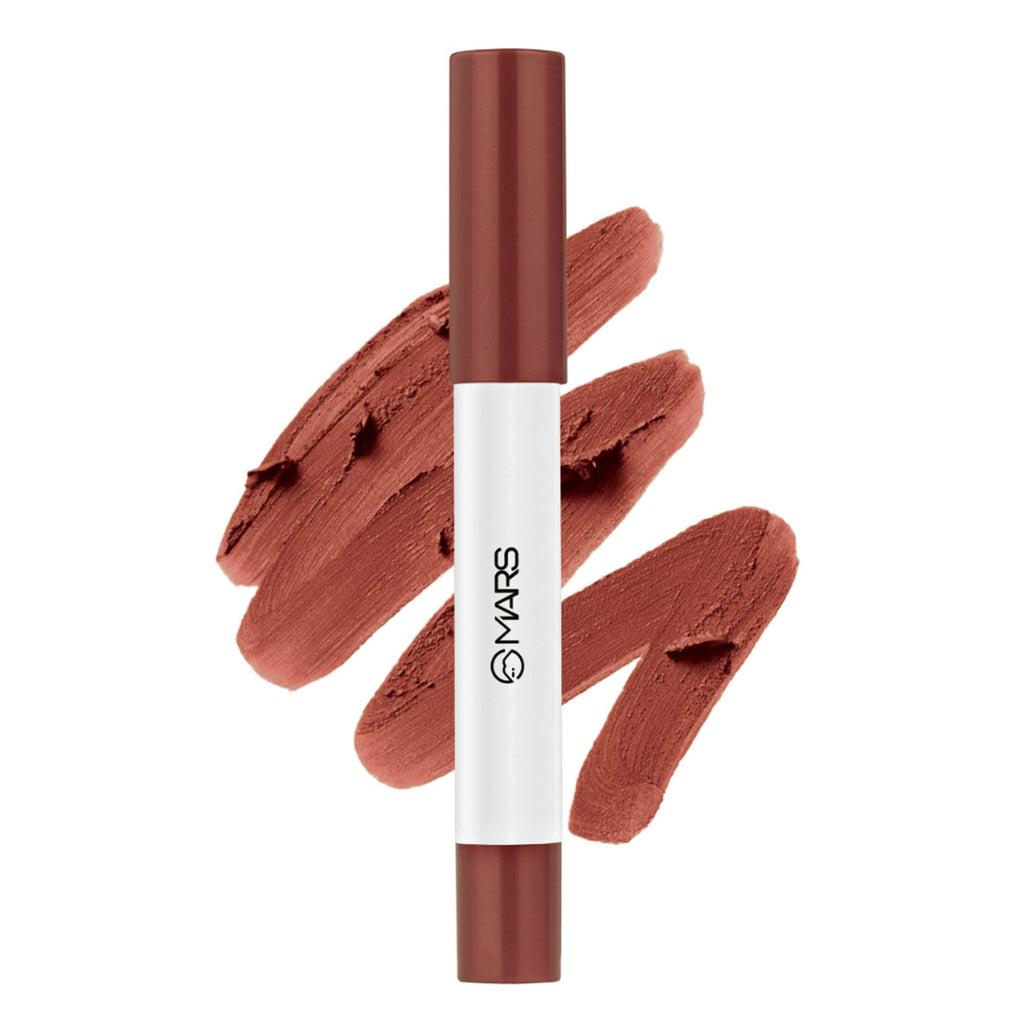 MARS Cosmetics Cloud Kiss Soft - Matte Lip Crayon - 11 Stromy Brown