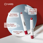 MARS Cosmetics Cloud Kiss Soft - Matte Lip Crayon - 15 Midnight Berry