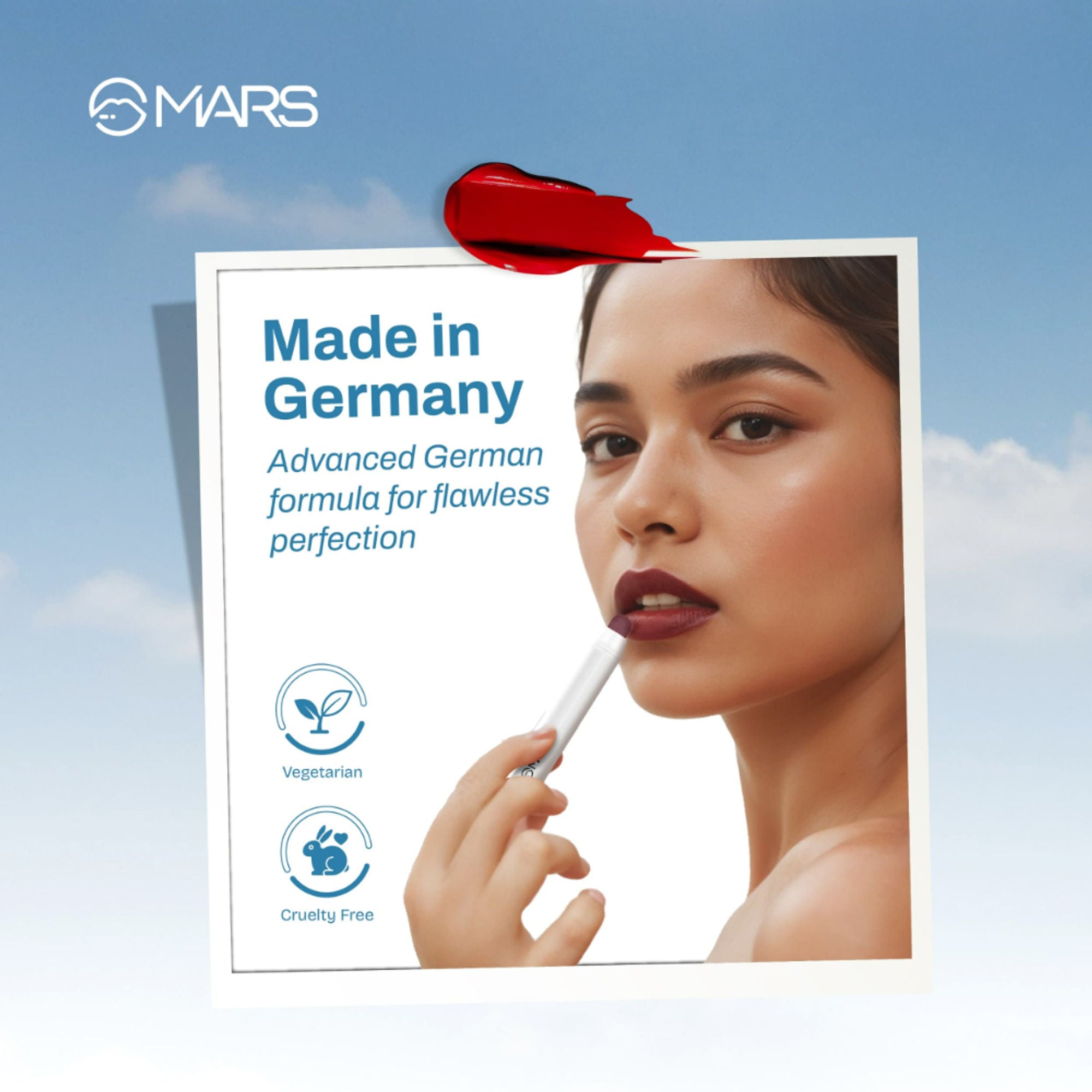 MARS Cosmetics Cloud Kiss Soft - Matte Lip Crayon - 15 Midnight Berry