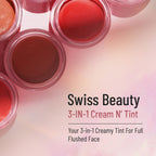 Swiss Beauty Lip & Cheek Cream - Berrylicious - Distacart