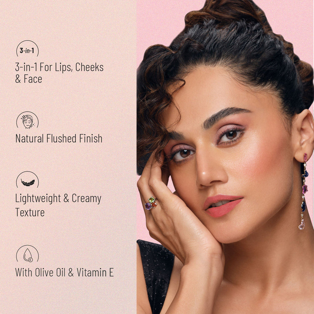 Swiss Beauty Lip & Cheek Cream - Fruity Fig - Distacart