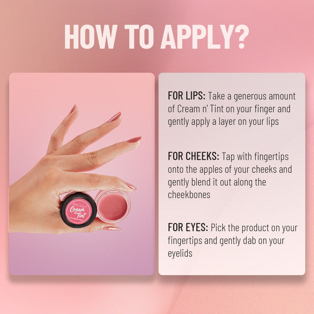 Swiss Beauty Lip & Cheek Cream - Fruity Fig - Distacart