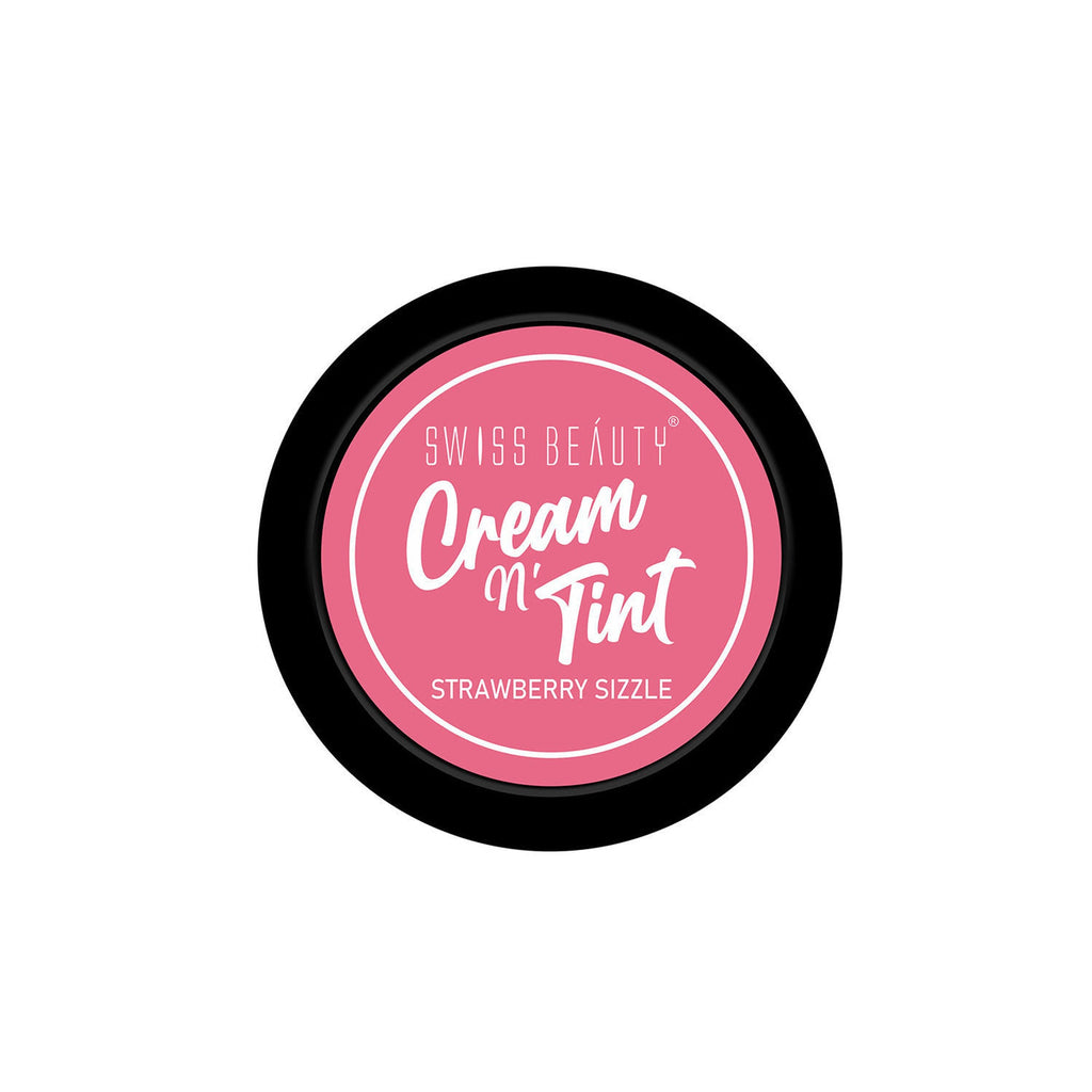 Swiss Beauty Lip & Cheek Cream - Strawberry Sizzle - Distacart