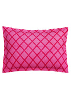 SEJ by Nisha Gupta White & Pink Floral 144 TC Cotton 1 King Bedsheet with 2 Pillow Covers - Distacart