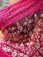 Tikhi Imli Embellished Beads and Stones Net Heavy Work Saree - Distacart