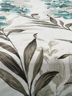 URBAN SPACE Serene White & Blue Printed 200 TC Pure Cotton Bedsheet & Pillow Covers - Distacart