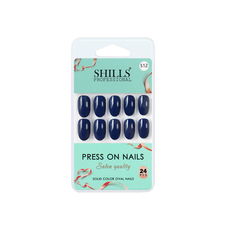 Shills Professional Reusable Press On Nails Oval - SPN512