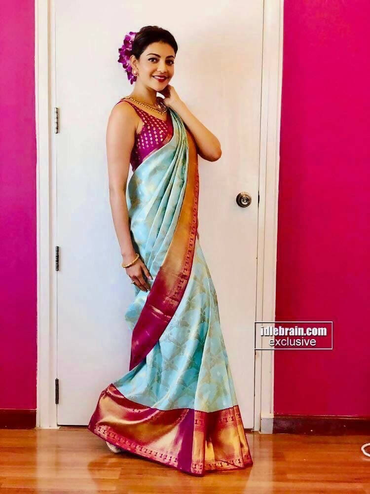 DEIANA'S Beautiful Designer Golden zari Soft Lichi Silk Saree - Sky