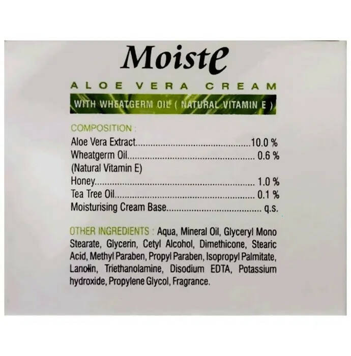 Moiste Aloe Vera Cream with Wheatgerm Oil