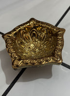 Wood estate Crafted From Metal Designer Diya
