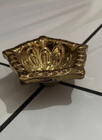Wood estate Crafted From Metal Designer Diya