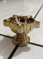 Wood estate Crafted From Metal Designer Diya