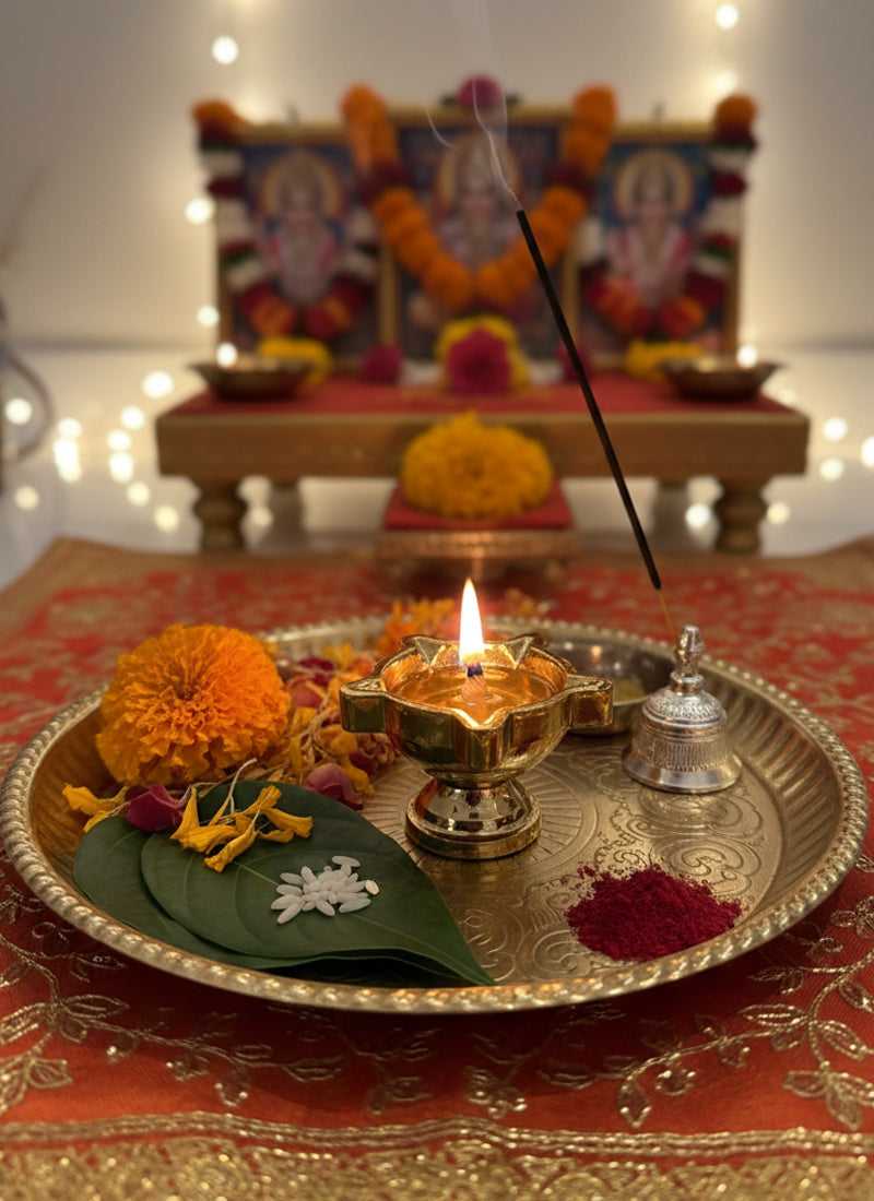 Wood estate Crafted From Metal Designer Diya